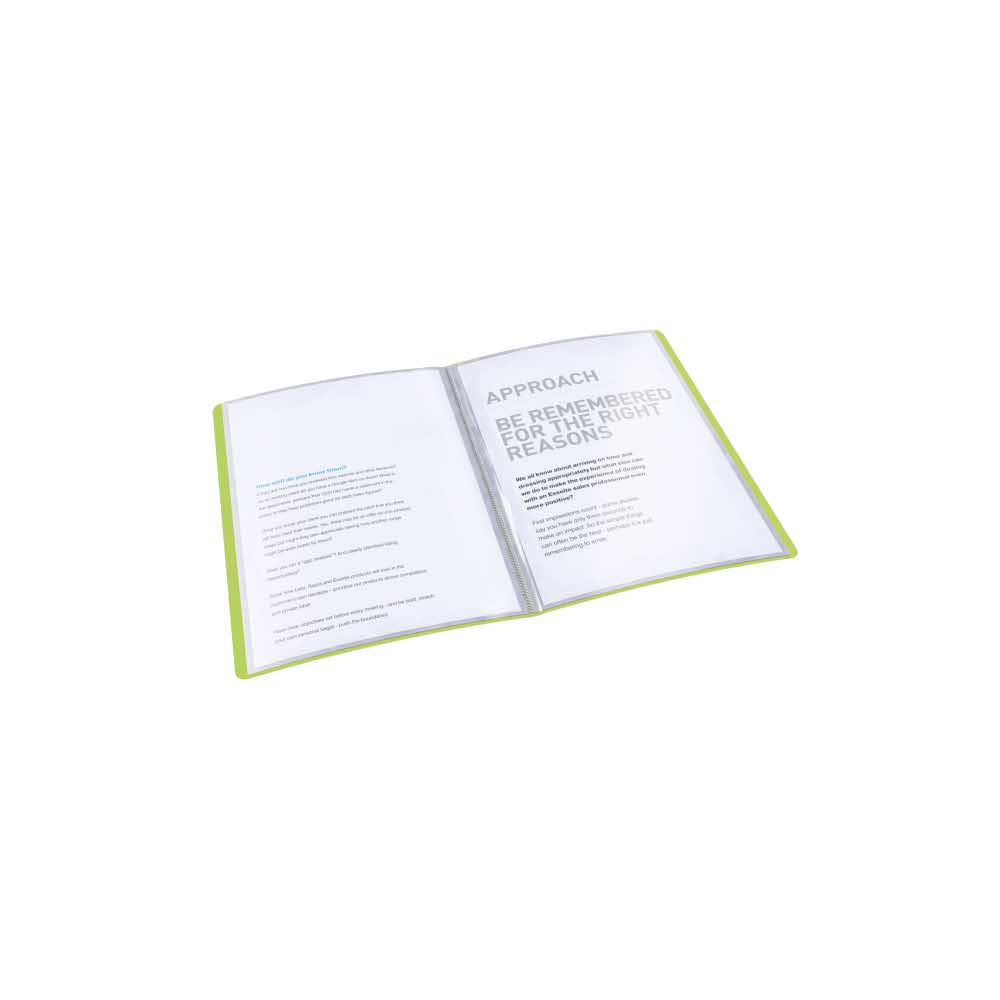 akcesoria biurowe 5 alibiuro.pl Album ofertowy Esselte VIVIDA miękki vivida zielony 31