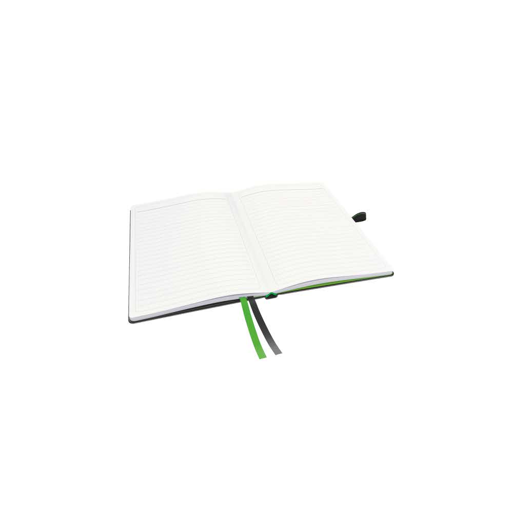 akcesoria biurowe 5 alibiuro.pl Notatnik Leitz Complete A5 w linie z twardą okładką czarny 93