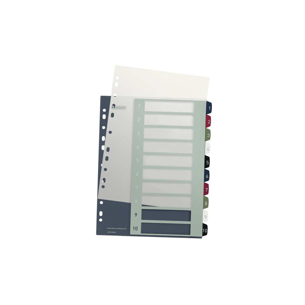 akcesoria biurowe 5 alibiuro.pl Przekładki Leitz Style z możliwością nadrukowania tekstu PP Maxi 95