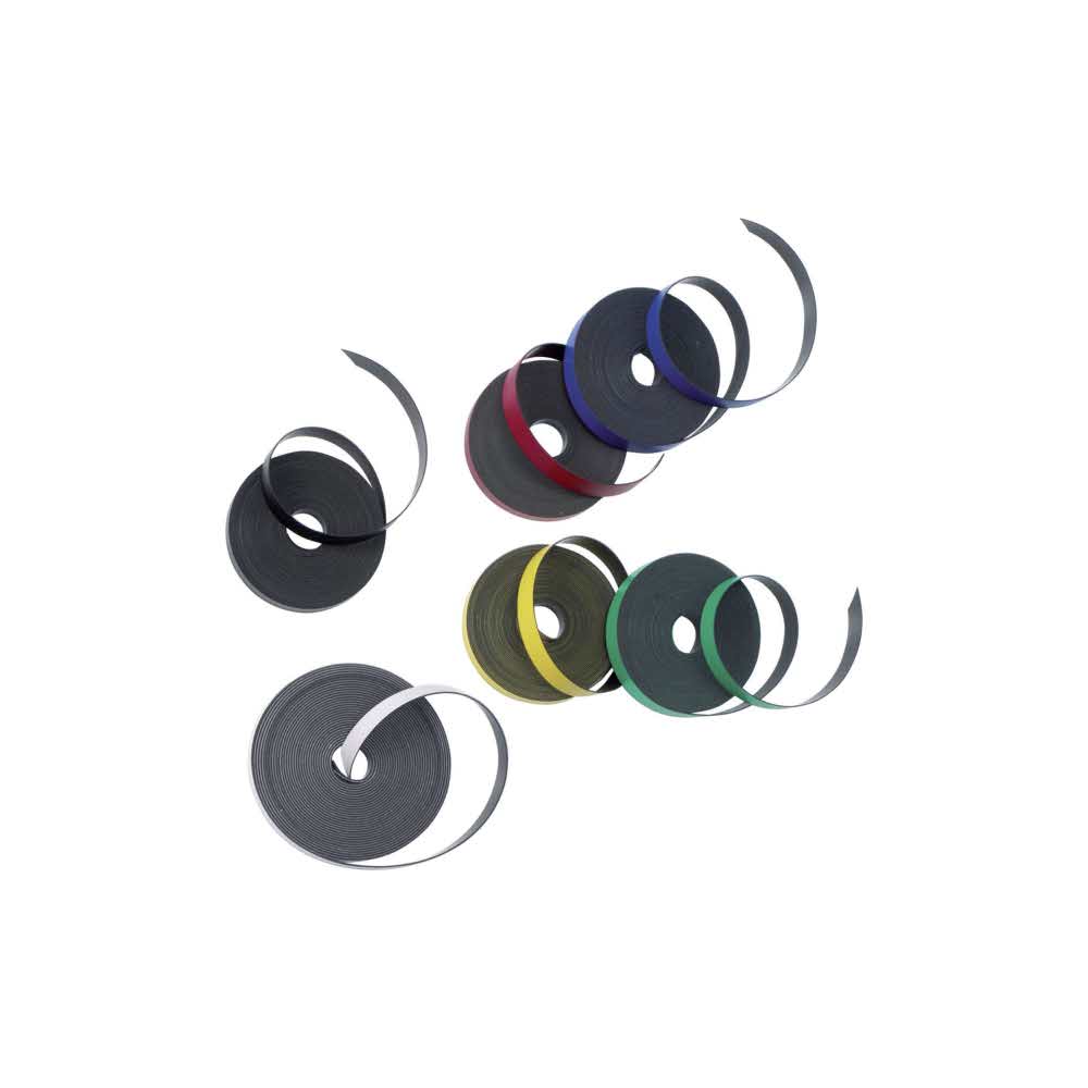 akcesoria do tablic 5 alibiuro.pl Magnetyczna taśma Nobo z warstwą samoprzylepną czarny 80