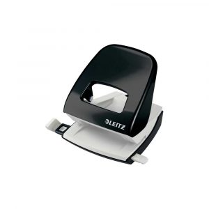 artykuły biurowe 5 alibiuro.pl Dziurkacz duży metalowy Leitz WOW NeXXt czarny 78