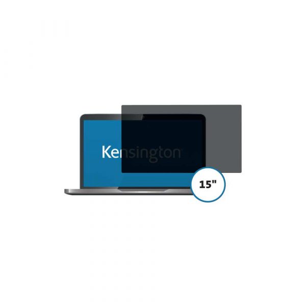 artykuły biurowe 5 alibiuro.pl Filtr prywatyzujący Kensington do laptopa MacBook Pro 15 Retina model 2016 zaciemniający z 2 boków zakładany czarny 87