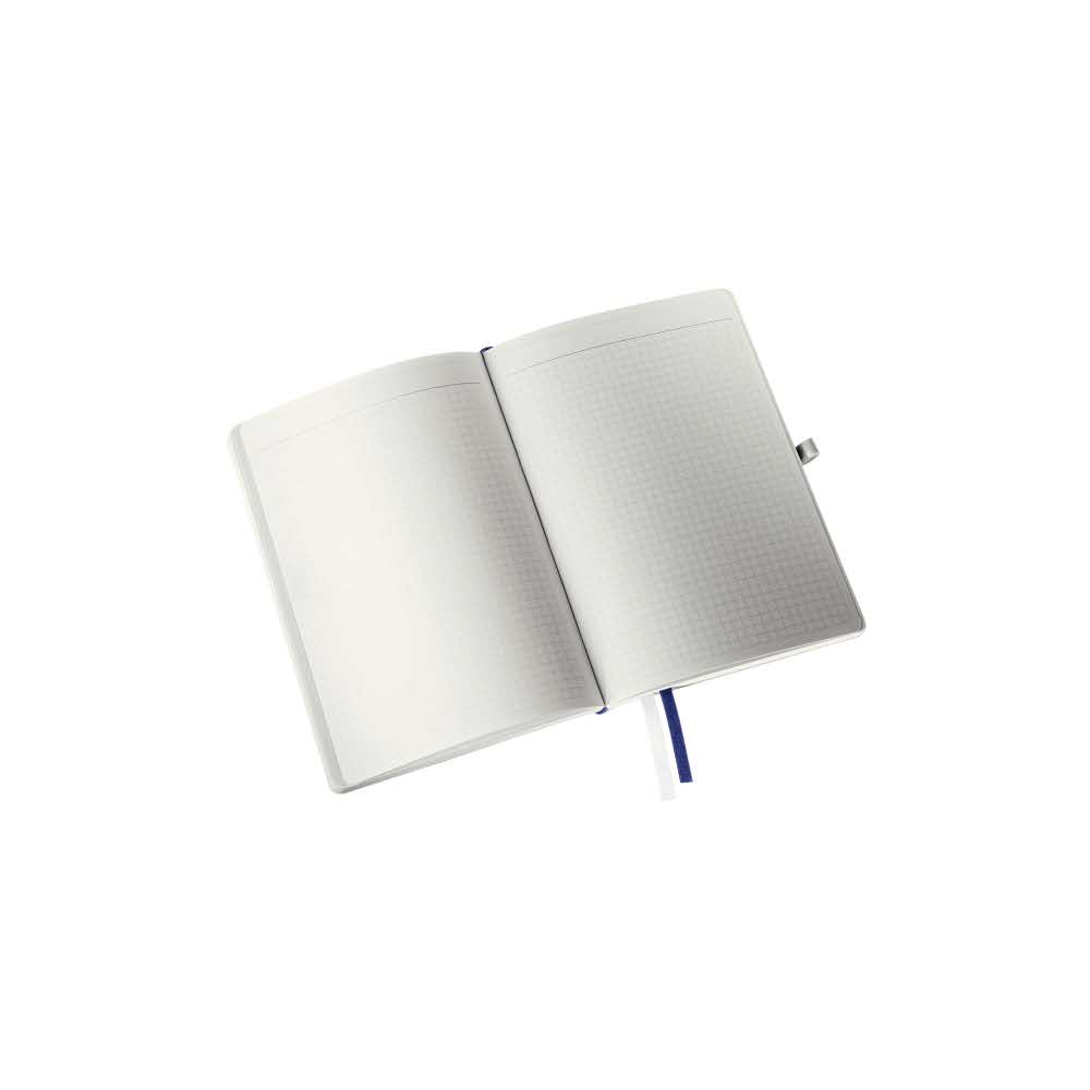 artykuły biurowe 5 alibiuro.pl Notatnik Leitz Style A5 w kratkę z miękką okładką tytanowy błękit 22