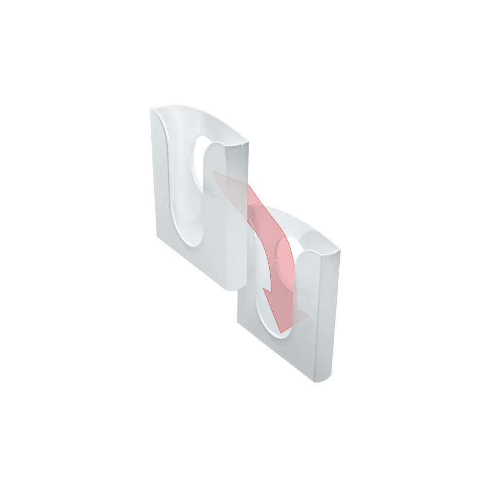 artykuły biurowe 5 alibiuro.pl Półka na katalogi Leitz niebieski przezroczysty 17