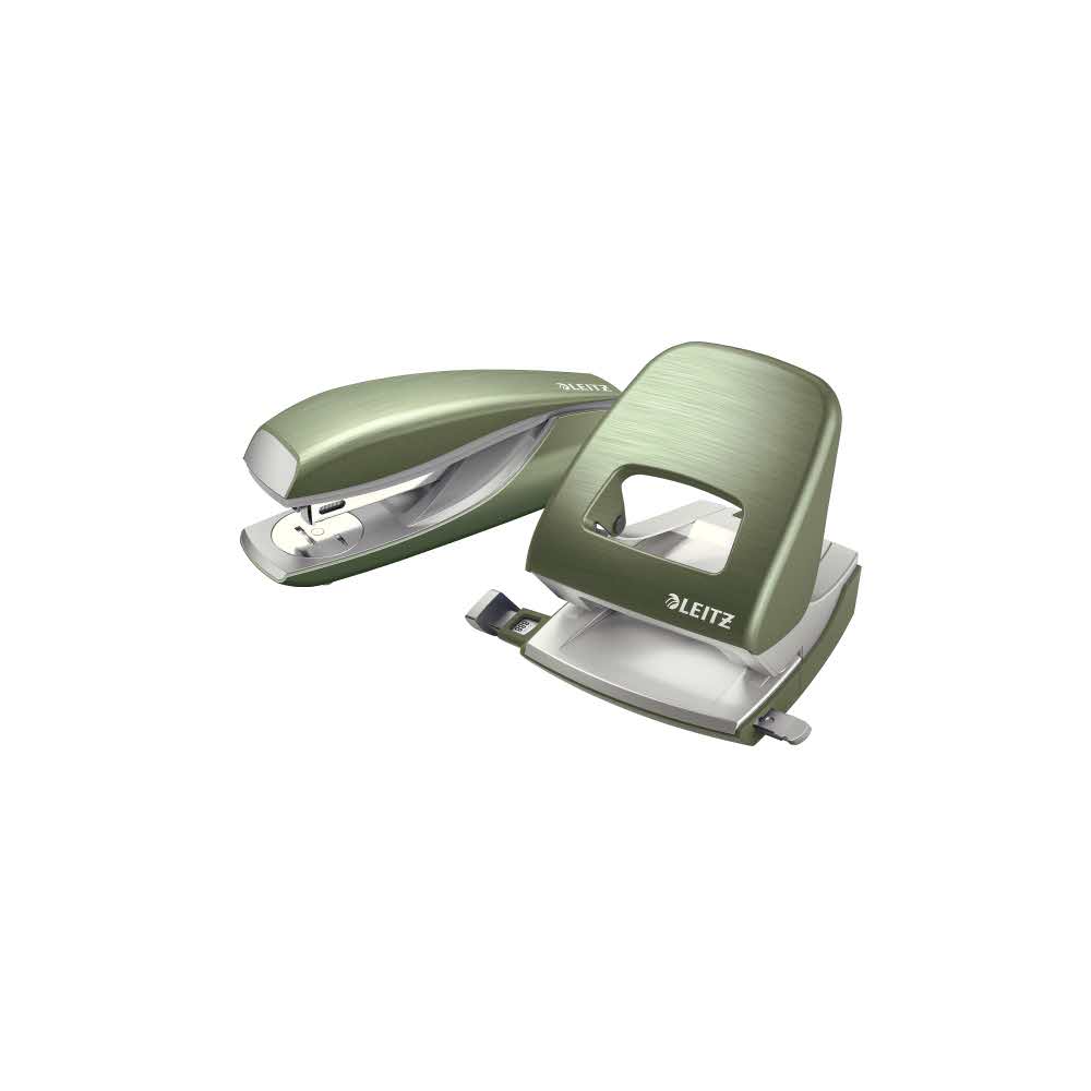 artykuły biurowe 5 alibiuro.pl Zszywacz średni metalowy Leitz NeXXt Style pistacjowa zieleń 15