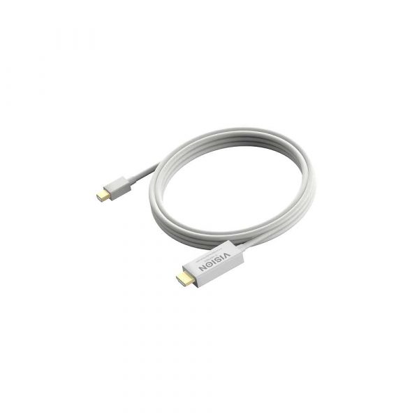 artykuły biurowe 6 alibiuro.pl Techconnect kabel przejciwka z mini DP do HDMI 2 m 62