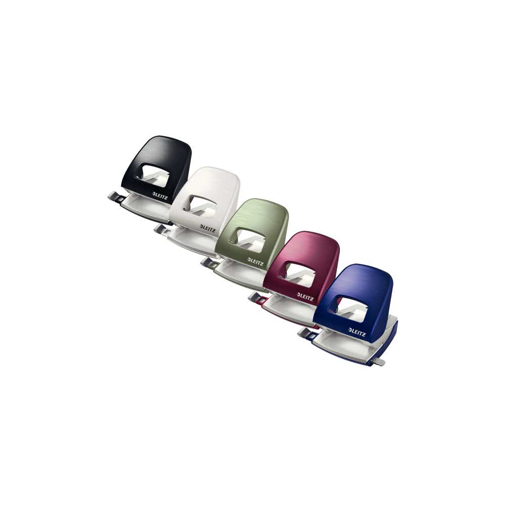 dziurkacz 5 alibiuro.pl Dziurkacz duży metalowy Leitz NeXXt Style satynowa czerń 20