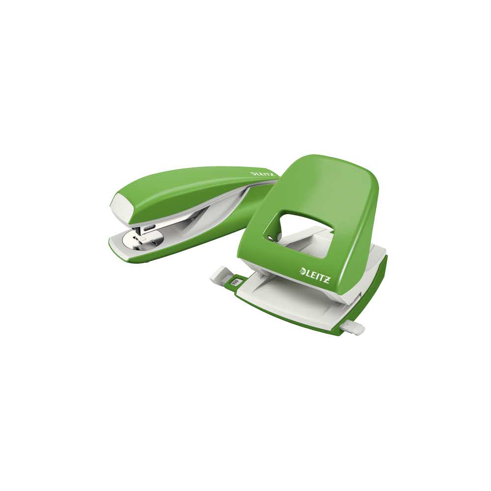 dziurkacz biurowy 5 alibiuro.pl Dziurkacz duży metalowy Leitz New NeXXt jasnozielony 27