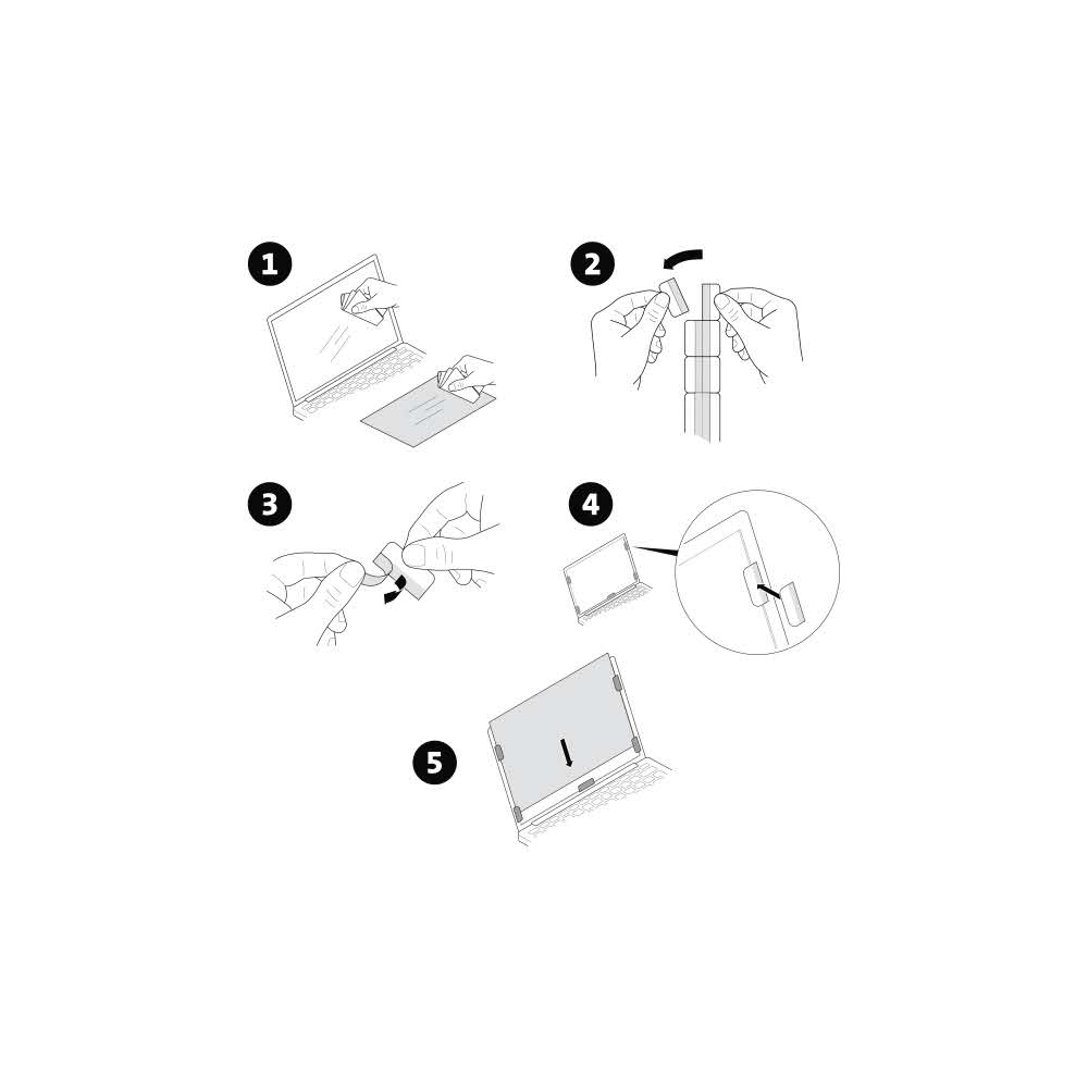 filtry prywatyzujące 5 alibiuro.pl Filtr prywatyzujący Kensington do laptopa MacBook Air 13 zaciemniający z 2 boków zakładany czarny 43