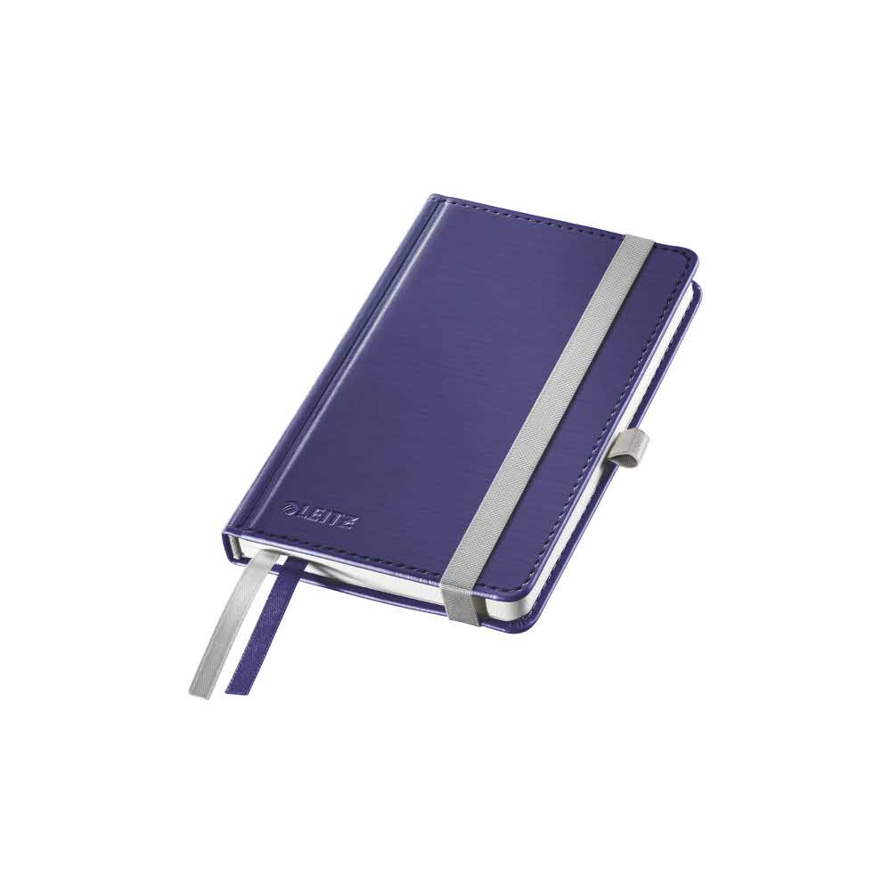 kołonotatnik 5 alibiuro.pl Notatnik Leitz Style A6 w kratkę z twardą okładką tytanowy błękit 97