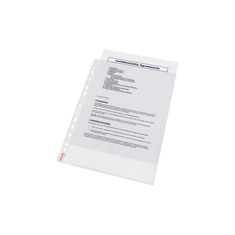 koszulki krystaliczne 5 alibiuro.pl Koszulki Esselte krystaliczne przezroczysty 53