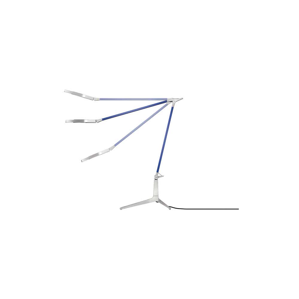 lampka LED 5 alibiuro.pl Lampa na biurko Leitz Style Smart LED tytanowy błękit 52