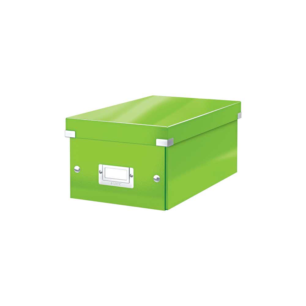 nośniki danych 5 alibiuro.pl Pudełko na DVD Leitz Click Store WOW zielony 86