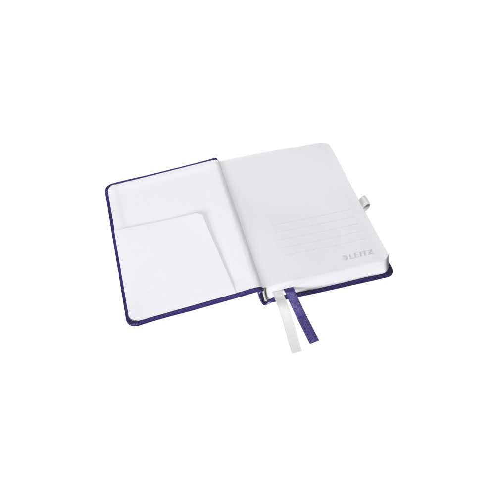 notatniki 5 alibiuro.pl Notatnik Leitz Style A6 w kratkę z twardą okładką tytanowy błękit 17