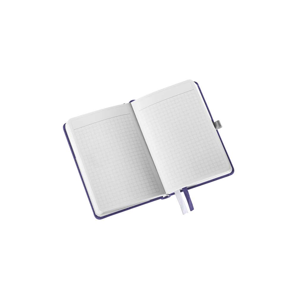 notatniki 5 alibiuro.pl Notatnik Leitz Style A6 w kratkę z twardą okładką tytanowy błękit 61