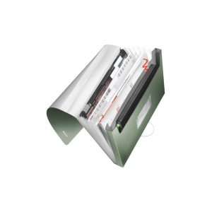 organizacja dokumentów 5 alibiuro.pl Teczka z przegródkami Leitz Style pistacjowa zieleń 72