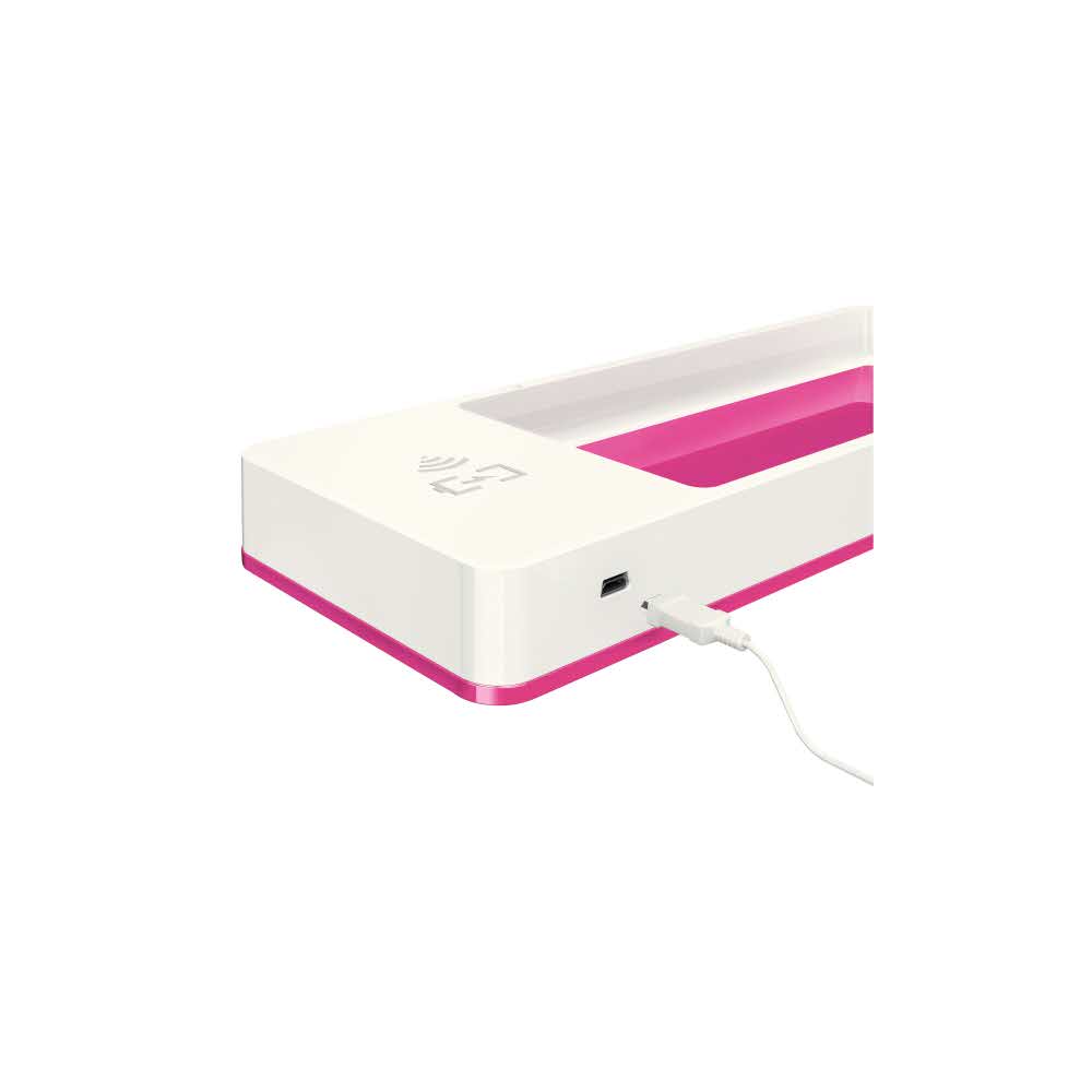 piórnik szkolny 5 alibiuro.pl Piórnik Leitz WOW z ładowarką indukcyjną różowy 79