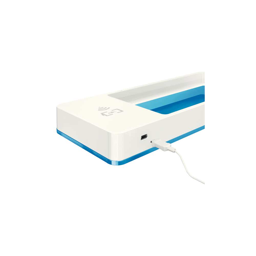 piórniki szkolne 5 alibiuro.pl Piórnik Leitz WOW z ładowarką indukcyjną niebieski 87