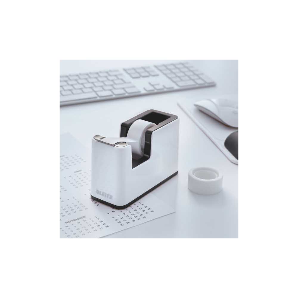 podajnik do taśmy opakowaniowej 5 alibiuro.pl Podajnik taśmy klejącej Leitz WOW czarny 2