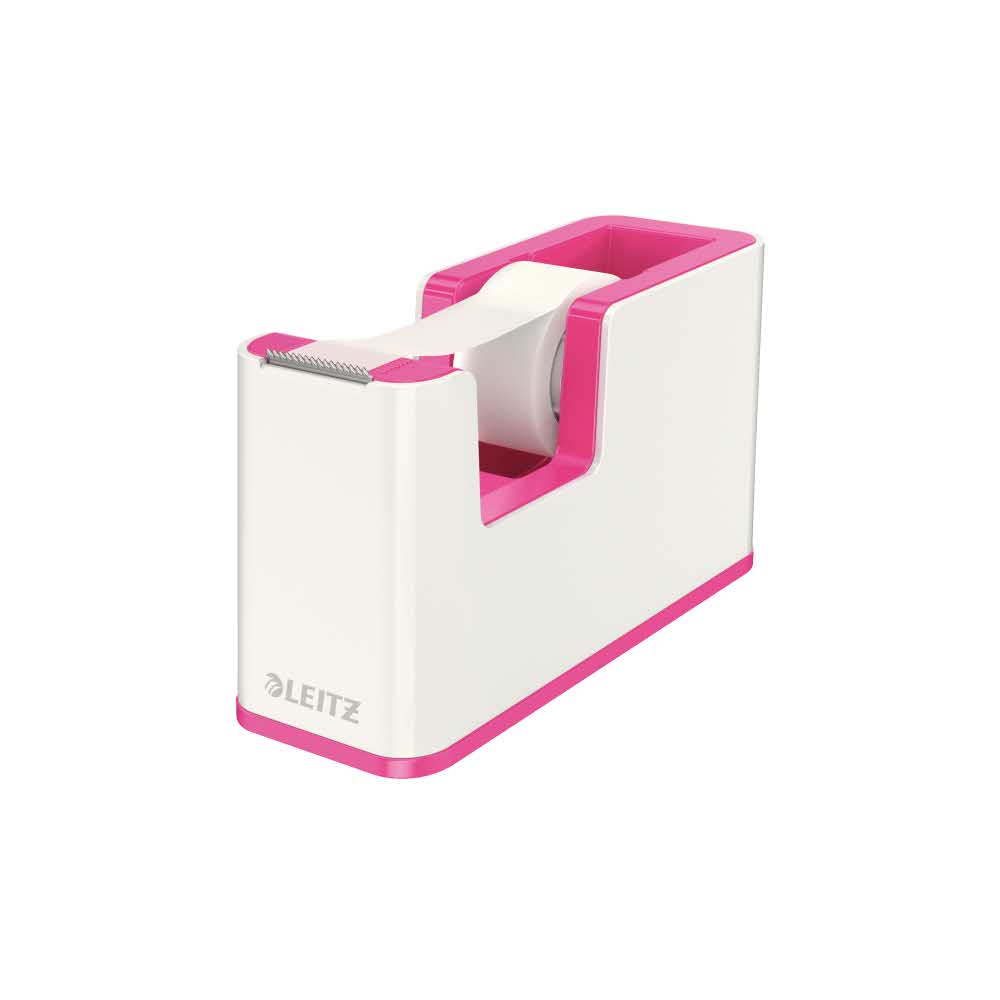 podajnik do taśmy opakowaniowej 5 alibiuro.pl Podajnik taśmy klejącej Leitz WOW różowy 52