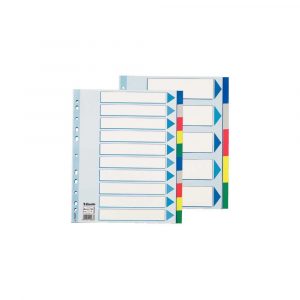 przekładki archiwizacyjne 5 alibiuro.pl Przekładki Esselte z PP A4 Maxi wielobarwny 53