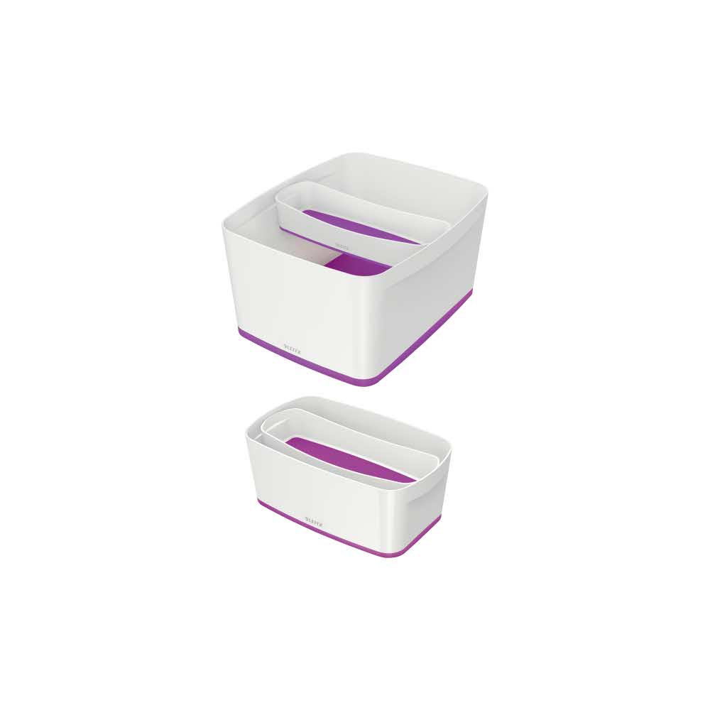 przybornik na biurko 5 alibiuro.pl Organizer podłużny Leitz MyBox WOW fioletowy 81