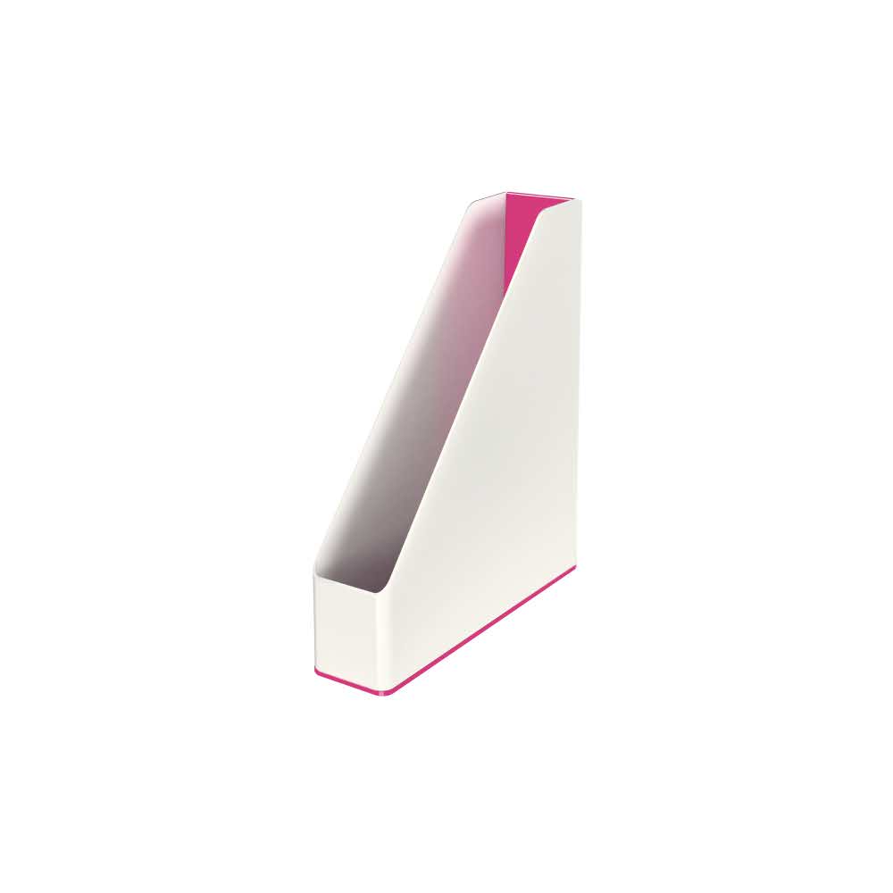 przybornik na biurko 5 alibiuro.pl Pojemnik na dokumenty Leitz WOW dwukolorowy różowy 13