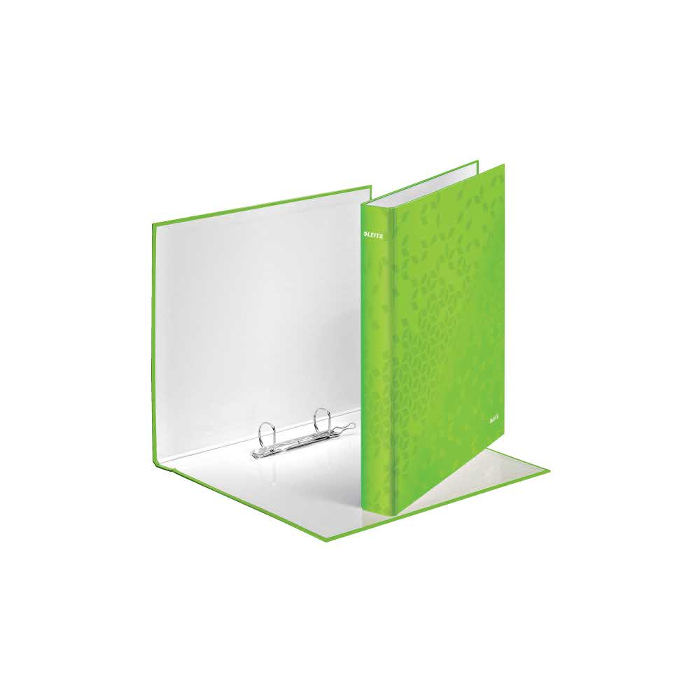 segregator panorama 5 alibiuro.pl Segregator ringowy Leitz WOW laminowany zielony 85
