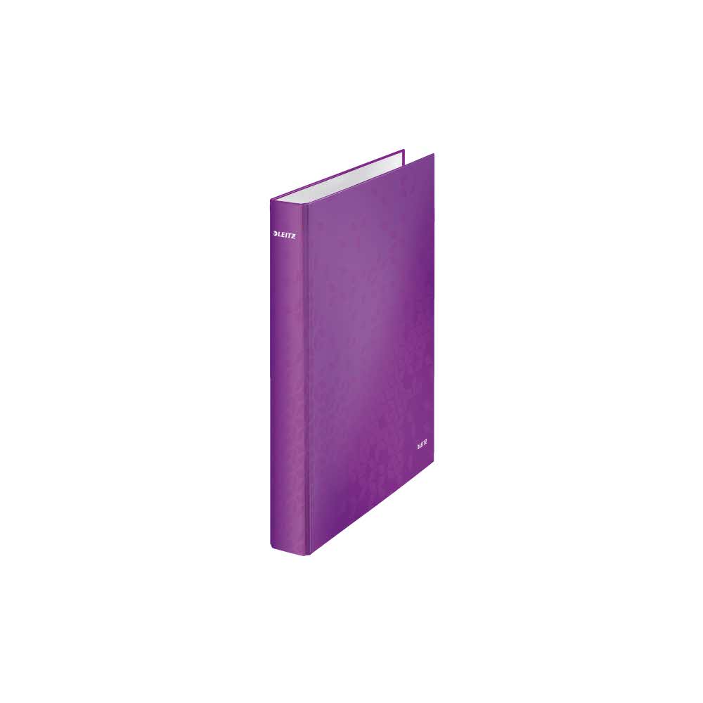 segregator poziomy 5 alibiuro.pl Segregator ringowy Leitz WOW laminowany fioletowy 96