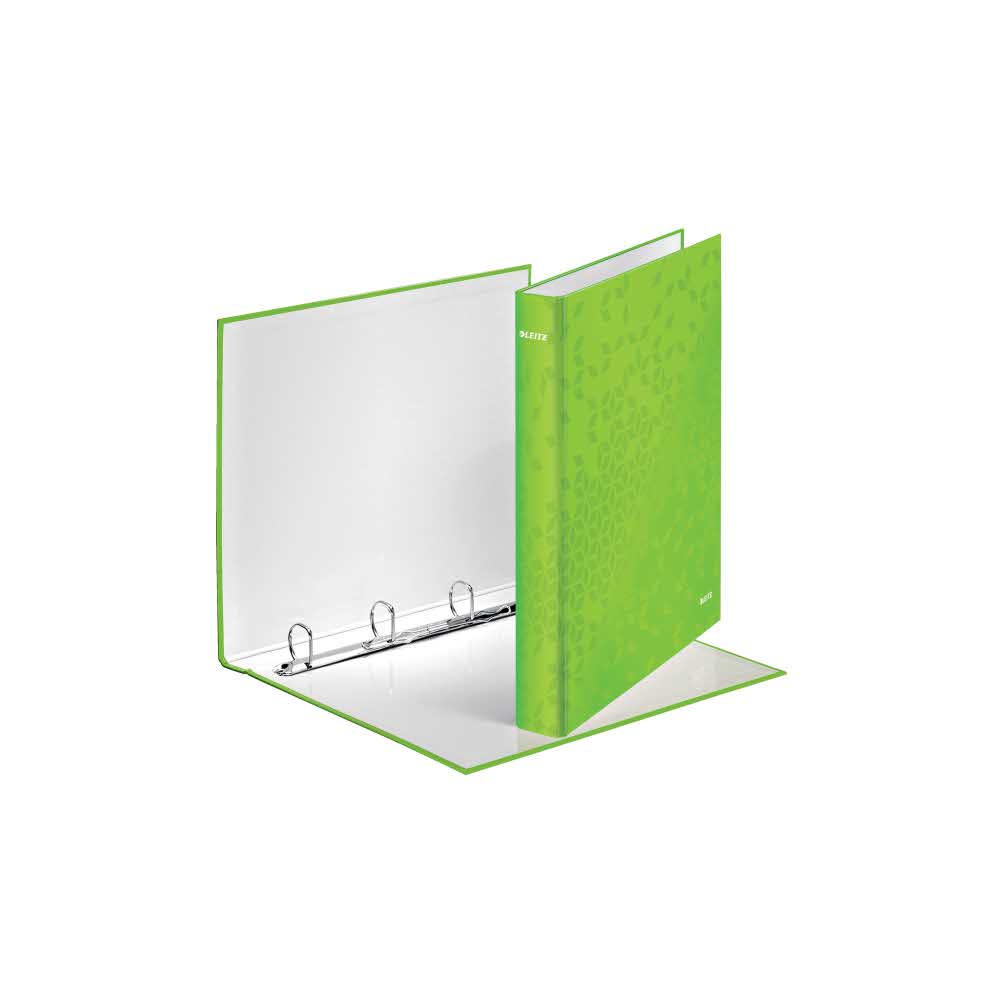 segregator ringowy 5 alibiuro.pl Segregator ringowy Leitz WOW laminowany zielony 52