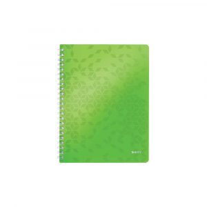 sprzęt biurowy 5 alibiuro.pl Kołonotatnik Leitz WOW A4 w kratkę z okładką z PP zielony 27