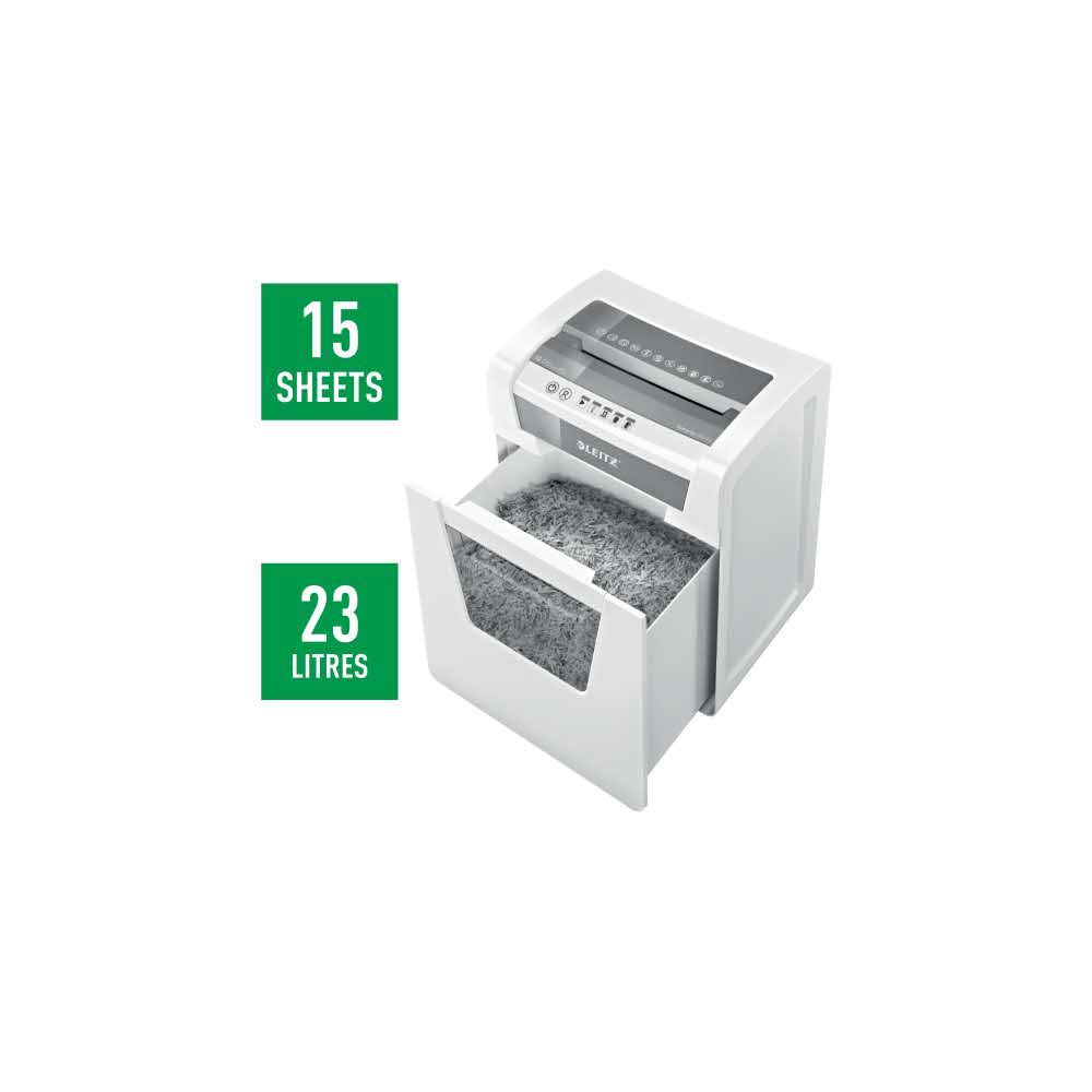 sprzęt biurowy 5 alibiuro.pl Niszczarka Leitz IQ Office P4 biały 95