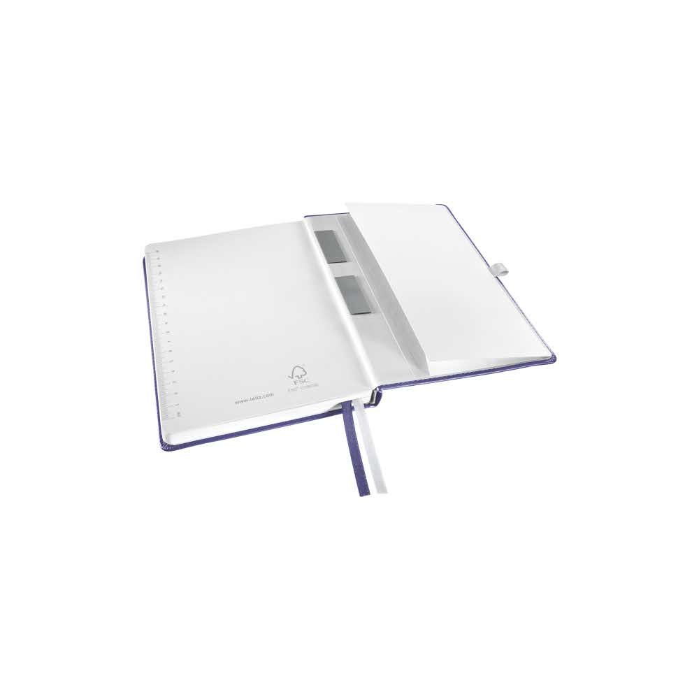 sprzęt biurowy 5 alibiuro.pl Notatnik Leitz Style A5 w kratkę z twardą okładką tytanowy błękit 37