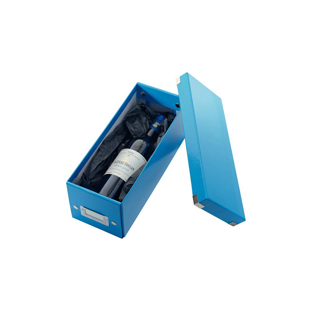 sprzęt biurowy 5 alibiuro.pl Pudełko na CD Leitz Click Store WOW niebieski 95