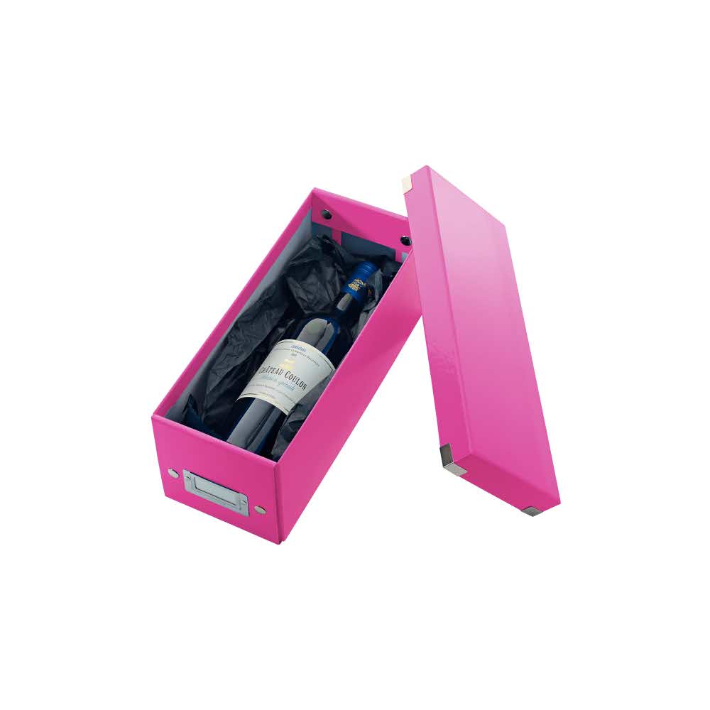 sprzęt biurowy 5 alibiuro.pl Pudełko na CD Leitz Click Store WOW różowy 45