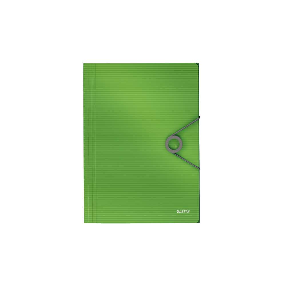 sprzęt biurowy 5 alibiuro.pl Teczka z gumką Leitz Solid 15 mm jasnozielony 74