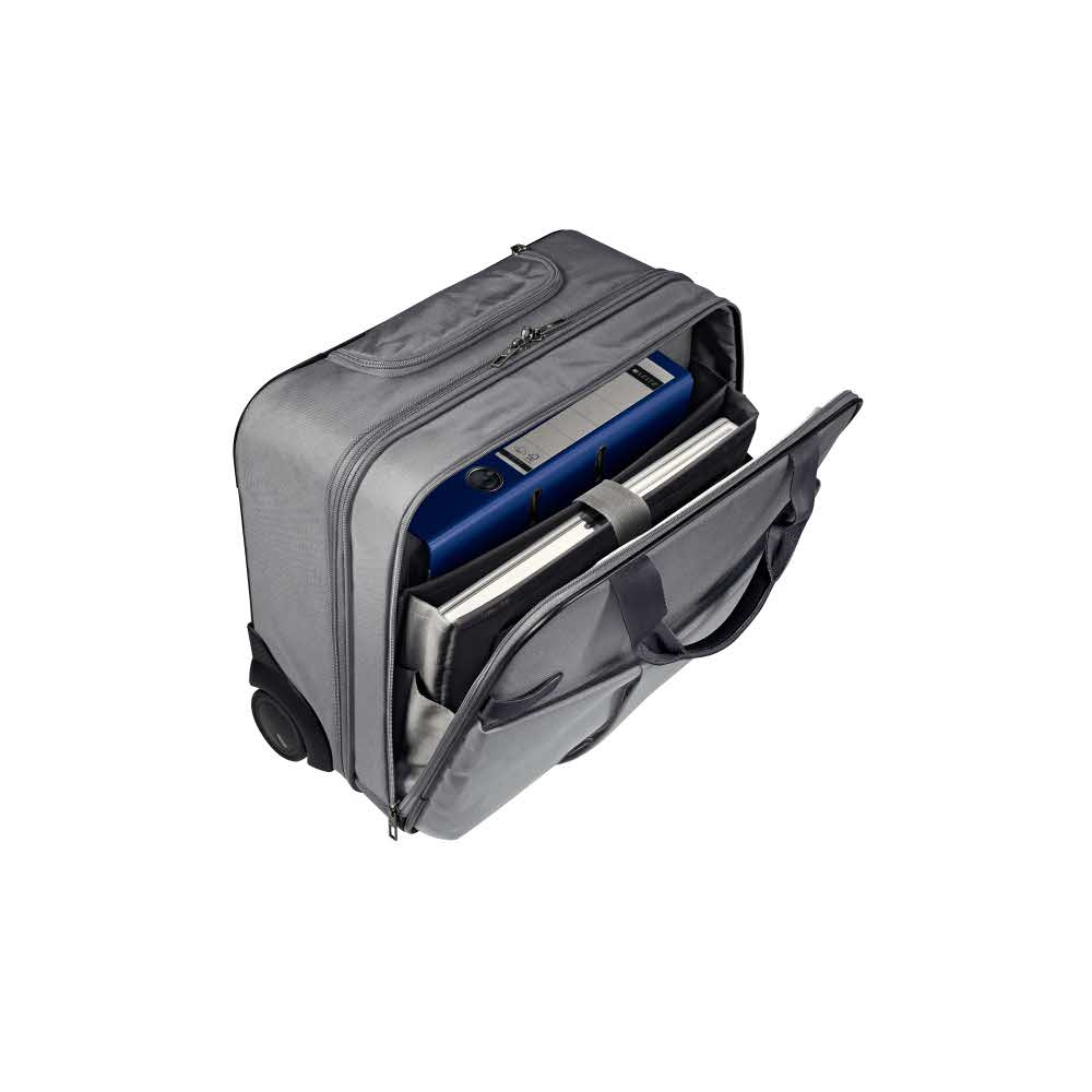 sprzęt biurowy 5 alibiuro.pl Torba Smart Leitz Complete na kółkach srebrny 62