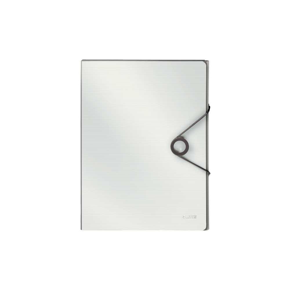 teczka lakierowana 5 alibiuro.pl Teczka z gumką Leitz Solid 30 mm biały 5