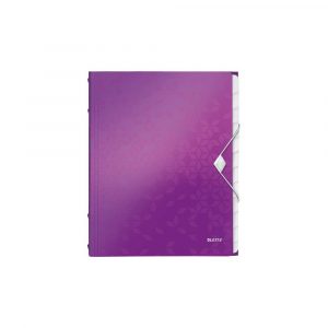 teczka skrzydłowa 5 alibiuro.pl Teczka segregująca Leitz WOW fioletowy 89