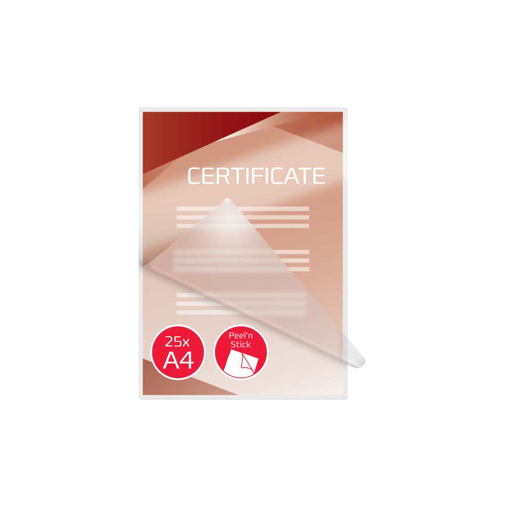 urządzenia biurowe 5 alibiuro.pl Folie do laminacji GBC Peel n Stick przezroczysty 60