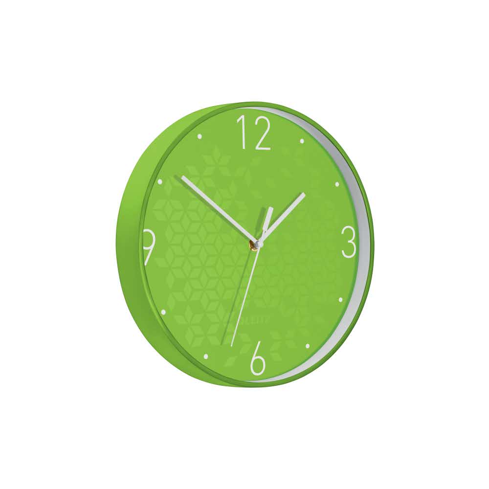 urządzenia elektryczne 5 alibiuro.pl Cichy zegar ścienny Leitz WOW zielony 82
