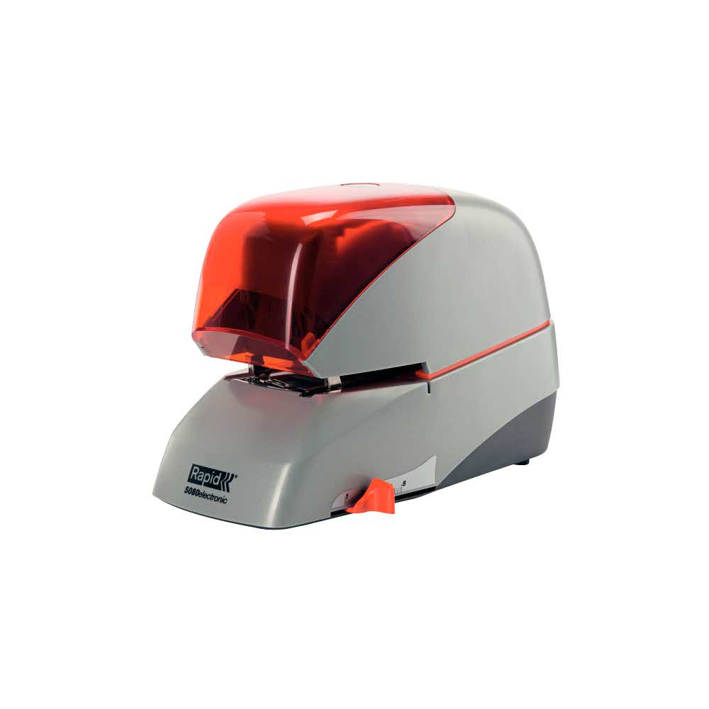 zszywacze elektryczne 5 alibiuro.pl Zszywacz elektryczny Supreme 5080e srebrny pomarańczowy 91