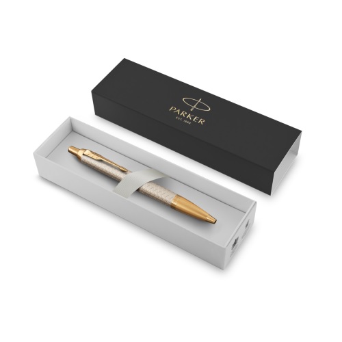 Długopis PARKER IM Premium Royal Warm Silver GT 1931687 - obrazek 4