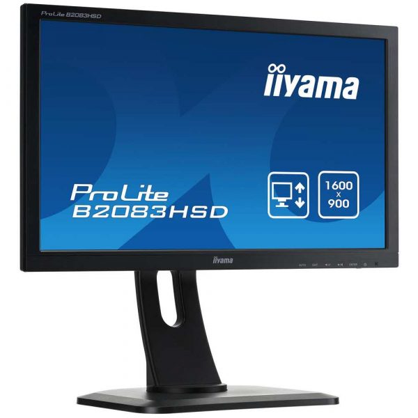 LCD 7 alibiuro.pl Monitor IIYAMA ProLite B2083HSD B1 19 5 Inch TN 1600x900 VGA kolor czarny 47