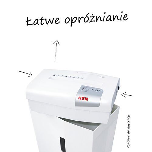 Niszczarka Hsm Shredstar X5 ścinek 4.5x30 Mm Biała 1043121 - obrazek 10