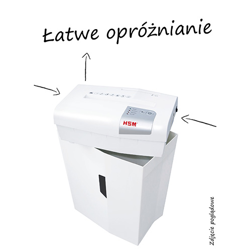 Niszczarka HSM Shredstar X6pro ścinek 2x15 Mm Biała 1046111 - obrazek 9