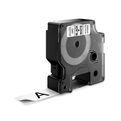 Taśma DYMO D1 19mm x 7m czarny biały S0720830 19mm - obrazek 2