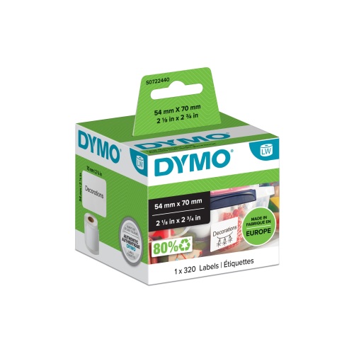 S0722440 Etykiety Dymo 70 X 54 Mm 99015 - obrazek 3
