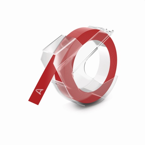 S0898150 Taśma Dymo 3D 9mm x 3m Czerwona