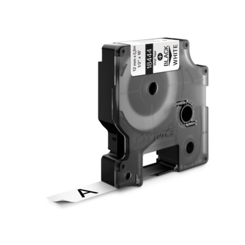 Taśma winylowa DYMO RHINO z trw. klejem 12mm x 55m biały 18444 1 szt. , kolor biały - obrazek 2